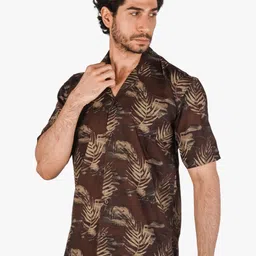 BOTABOCHI Men Classic Floral Opaque Printed Casual Shirt-image-30