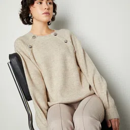 max Women Cable Knit Pullover-image-20