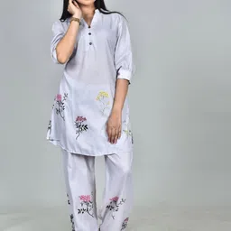 Morchari Digital Printed Top With Trousers Co-Ords-picture-24