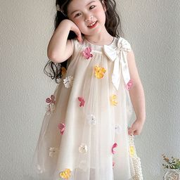 LULU & SKY Floral A-Line Dress-39