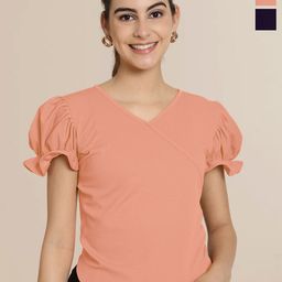 Tromko Puff Sleeve Top-image-95