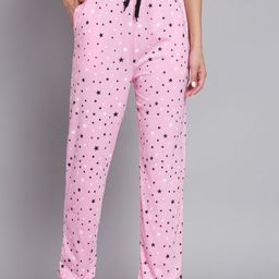 BUDAPEST Women Printed Cotton Lounge Pants-image-90