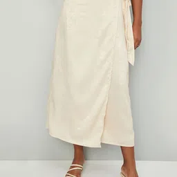 max Wrap Midi Polyester New Basics Skirt-image-25