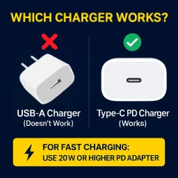 Flipkart SmartBuy Lightning Cable 3 A 1 m Original Quality 20W USB-C Type C to Lightning Fast Charging Data Cable, Replacement for Apple charger cable image 4