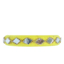 asthetika kids Asthetika Set Of 2 Thread & Mirror Work Bangles image 3