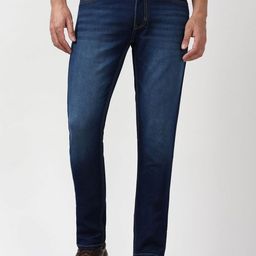 Peter England Casuals Men Slim Fit Mid-Rise Light Fade Jeans-picture-41