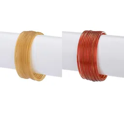 1ST TIME Set Of 24 Yellow Alloy Bangles-picture-22