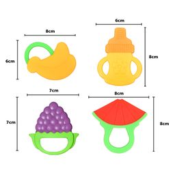Mastela Silicone Fruit Shape Teether Pack of 2 - (Color & Design May Vary) image 3