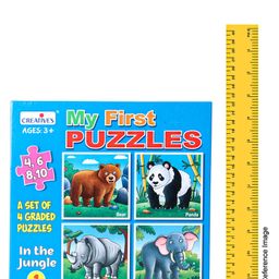 Creative Jigsaw Graded Puzzles In the Jungle Set of 4 Multicolor - 28 Pieces image 3