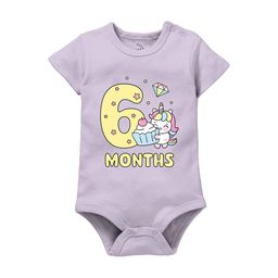 Zeezeezoo Infants Kids Printed Cotton Bodysuit-6