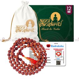 Apnisanskriti Unisex Rudraksha Mala-image-14