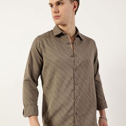 Thomas Scott Men Premium Slim Fit Opaque Faded Casual Shirt-picture-15