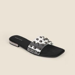 Metro Women Embellished Open Toe Flats-image-73