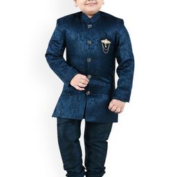 BAESD Boys Woven Design Sherwani Set-66