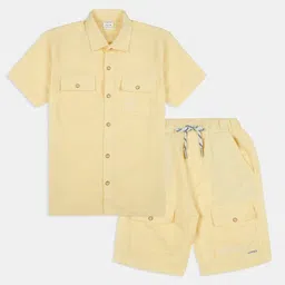 CAVIO Boys Short Sleeves Pure Cotton Shirt With Shorts-72