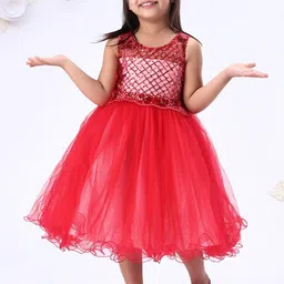 Mark and Mia Girls Embellished Fit & Flare Cotton Dress-image-33