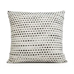 ANWYN Cream-Coloured & Black Set of 3 Square Cushion Covers image 3