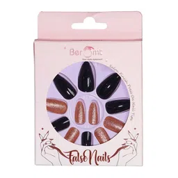 BEROMT Set Of 16Salon Finish Press On Nail Tip With Application Kit - BFN772BPN-17