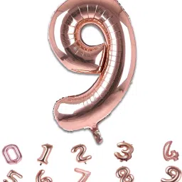 Solid 9 Number Foil Balloon 32 inch for Birthday & Anniversary Decorations items kit Balloon-20