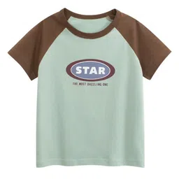 StyleCast x Revolte Boys Typography Printed Round Neck Short Sleeves Cotton T-shirt-picture-42