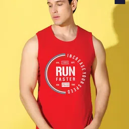 WOOSTRO 2-Pcs Printed Odour-Free Cotton Innerwear Vests VWS26(RUN RED)(HARD NAVY)-image-16
