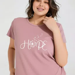 Toodle Plus Plus Size Women Printed T-shirt-image-43