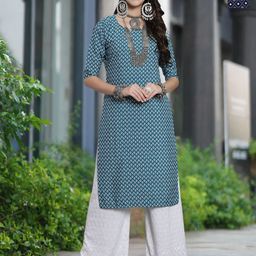 Moda Rapido Selection Of 2 Floral Printed Straight Kurtas-image-46