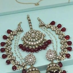UWISH Alloy Artificial Stones Jewellery Set-image-79
