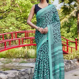 KALINI Women Floral Cotton Blend Saree-picture-46