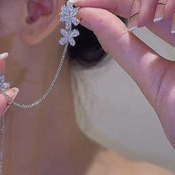 Vembley Cubic Zirconia Alloy Drop Earrings-picture-17
