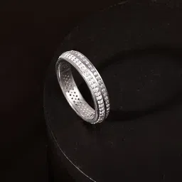 GIVA 925 Silver Bold Fate Ring For Him Fixed Size Indian -17-16