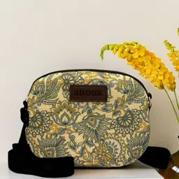 Anouk Printed Sling Bag with Applique image 4