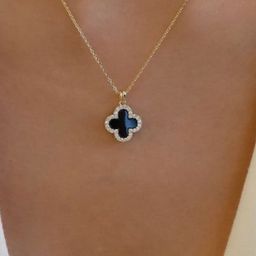 SUBHAGALANKAR Gold-Plated Stone Studded Pendant With Chain-image-20