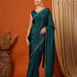KALINI Embellished Beads and Stones Tissue Mysore Silk Saree-picture-51
