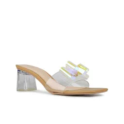 Inc 5 Party Embellished Open Toe Block Sandal with Buckles image 4