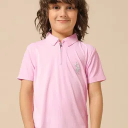 U.S. Polo Assn. Kids Boys Polo Collar Casual T-shirt-picture-11