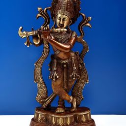 Exotic India Brown Religious Idol Showpiece-picture-12