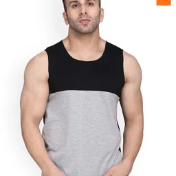SLOWLORIS Pack Of 2 Printed Sleeveless Bio-Wash Cotton Innerwear Vests-picture-11