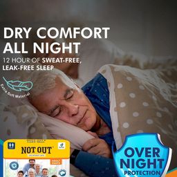 Not Out Unisex Set Of 4 3D Core Technology Diapers - 10 Pieces Each - XXL image 4