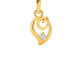 Joyalukkas Women 22KT Gold Leaf Pendant - 1.478 g-picture-1