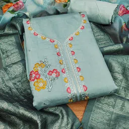 KALINI Embroidered Unstitched Dress Material-image-55