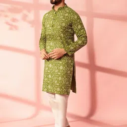 Anouk Men Floral Printed Kurta-image-93