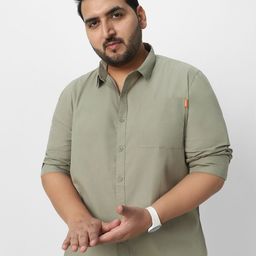 Urbano Plus Men Opaque Casual Shirt-image-54