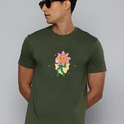KaamBhari Graphic Printed Round Neck Pure Cotton T-shirt-picture-16