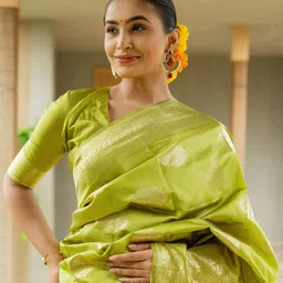 Subham Woven Design Zari Banarasi Saree-24