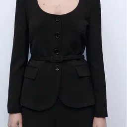 MANGO Blazers With Belt-image-25