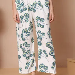 TAG 7 Printed Cotton Mid-Rise Lounge Pant-image-71