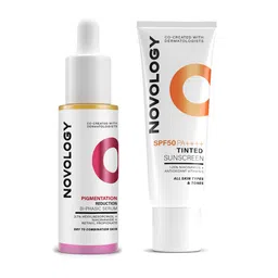 Novology Set Of Hyperpigmentation Serum & SPF50 Tinted Sunscreen-17