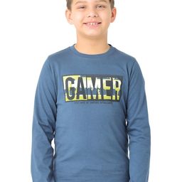 Nuego Boys Printed Bio Finish T-shirt-image-72