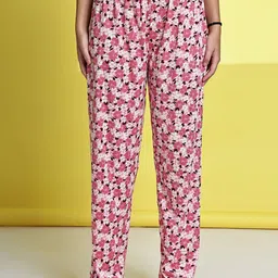 ETC Women Floral Printed Straight-Leg Lounge Pants-picture-24